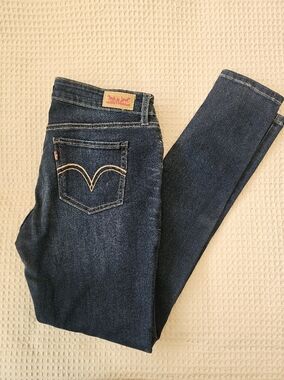 Levi’s Women’s Jean Leggings Blue Denim Stretchy Skinny Jeans Size 31